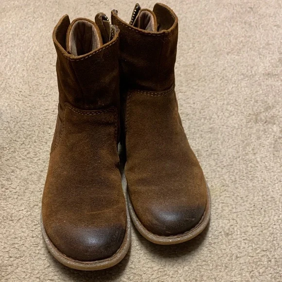 Born Brown Leather Ankle Boots - Picture 10 of 10